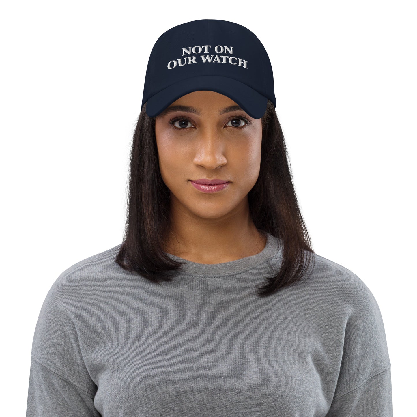 Not On Our Watch – Statement Cap (Navy)